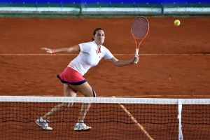 Ex-capitã da Fed Cup, Carla Tiene joga no Rio Quente Experience Tennis Weekend (Foto: João Pires/Fotojump)